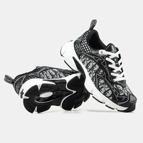 Кросівки Dior Chrono Sneaker Black Grey 21777-Чорний-45 фото