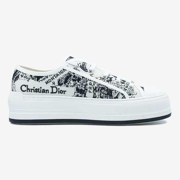 Кросівки Dior Walk&rsquo;n Platform Sneaker White Black 16893-Білий-36 фото