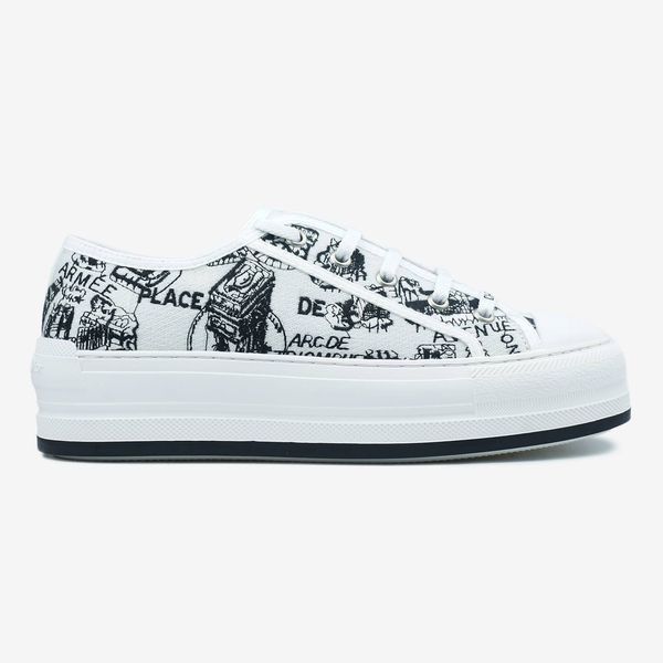 Кросівки Dior Walk&rsquo;n Platform Sneaker White Black 16893-Білий-36 фото