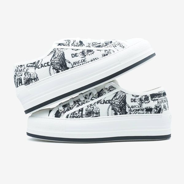 Кросівки Dior Walk&rsquo;n Platform Sneaker White Black 16893-Білий-36 фото