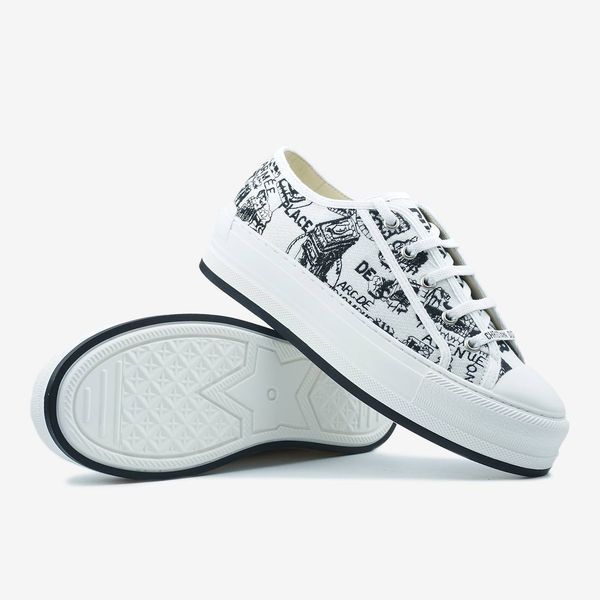 Кросівки Dior Walk&rsquo;n Platform Sneaker White Black 16893-Білий-39 фото