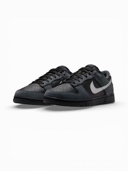Кросівки Nike Dunk Low Black Anthracite Silver 24433-Сірий-36 фото