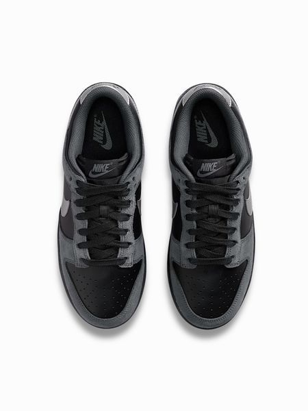 Кросівки Nike Dunk Low Black Anthracite Silver 24433-Сірий-36 фото