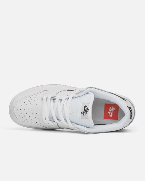 Кросівки Nike SB Dunk White Black 12979--37 фото