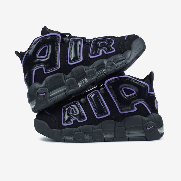 Кросівки Nike Air More Uptempo Black Purple 14338-Чорний-36 фото