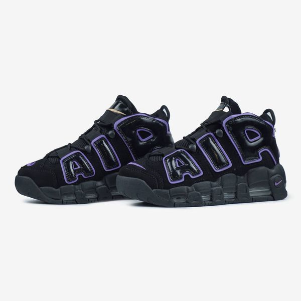 Кросівки Nike Air More Uptempo Black Purple 14338-Чорний-36 фото