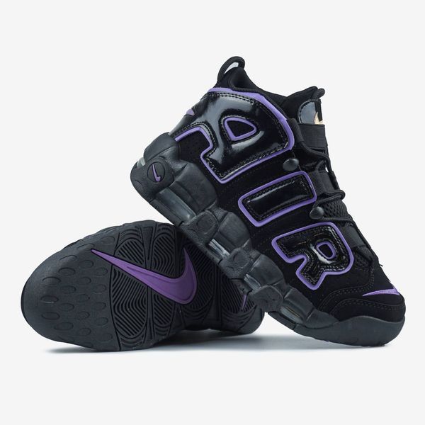 Кросівки Nike Air More Uptempo Black Purple 14338-Чорний-36 фото