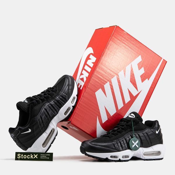 Кросівки Nike Air Max 95 Black White 17864--36 фото