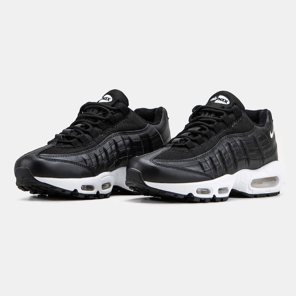 Кросівки Nike Air Max 95 Black White 17864--36 фото