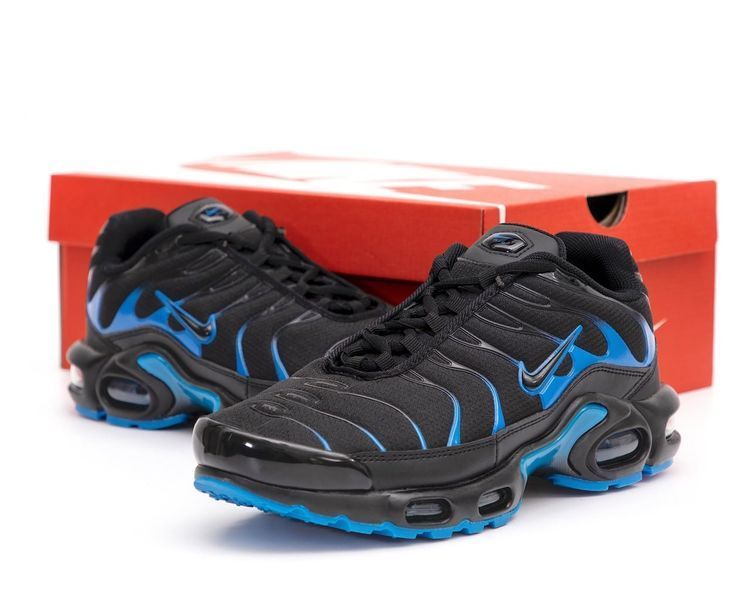 Кросівки Nike Air Max TN Plus Black University Blue 13495 фото