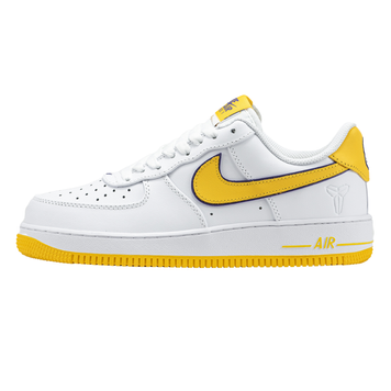 Кросівки Nike Air Force 1 Kobe Bryant White Yellow 19995-Білий-40 фото