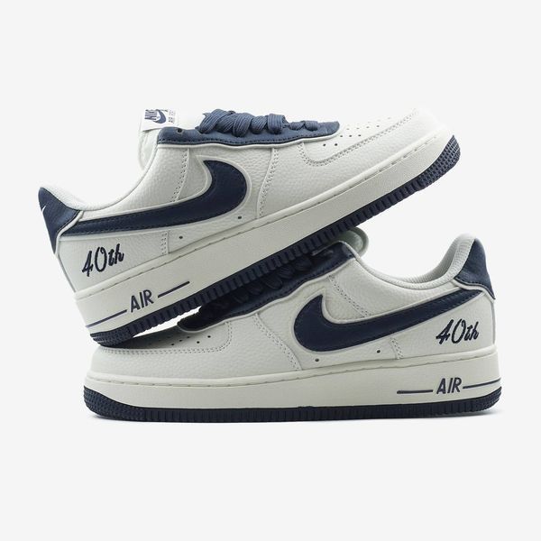 Кросівки Nike Air Force 1 Low 40th Blue White 24314-Білий-44 фото