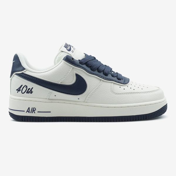 Кросівки Nike Air Force 1 Low 40th Blue White 24314-Білий-44 фото